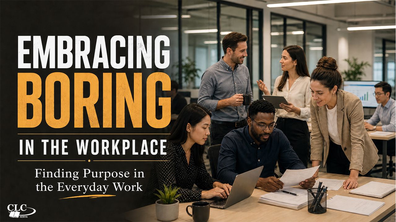 Embracing Boring in the Workplace by Patrick Omukhango